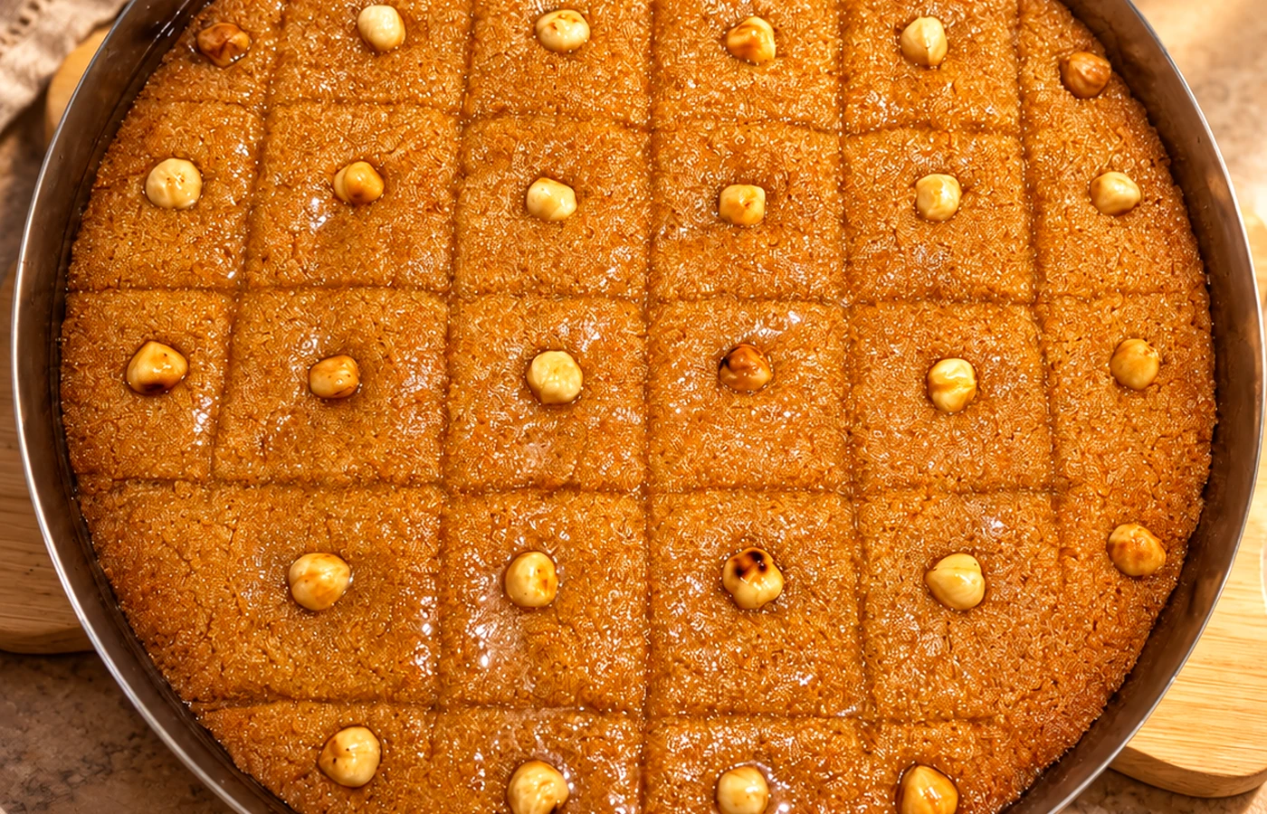 BABA BASBOUSA hero dessert